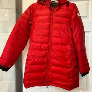 Canada Goose Vibrant Red Puffer Parka
